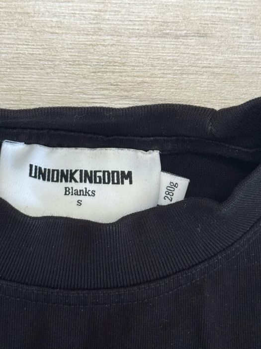 Черна Blank Тениска Union Kingdom 100% Памук