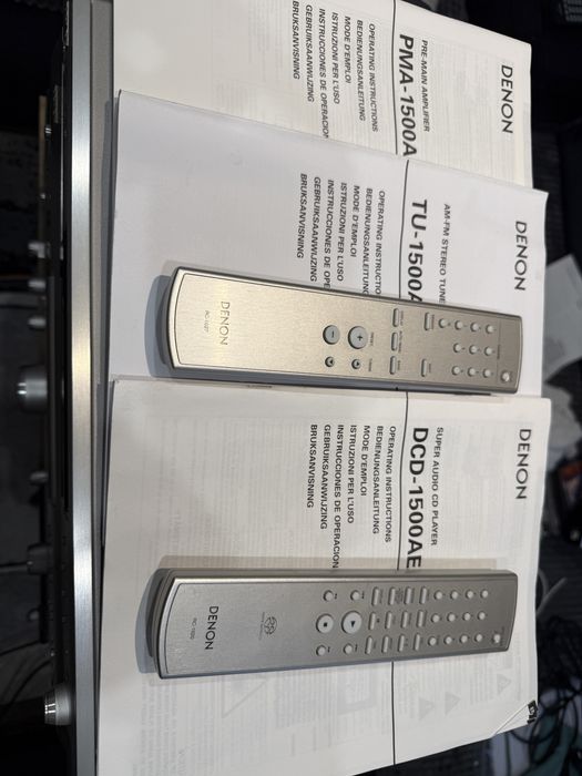Linie Denon Pma-1500 Ae,SACD DCD-1500 Ae,Tuner Tu-1500 Ae,Impecabila