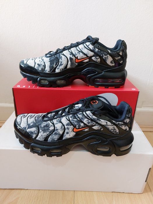 !ПРОМО! Nike Air Max Plus 'TN' Camouflage | Black/Orange | + КУТИЯ