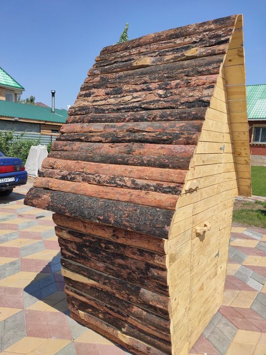 Туалет деревянный