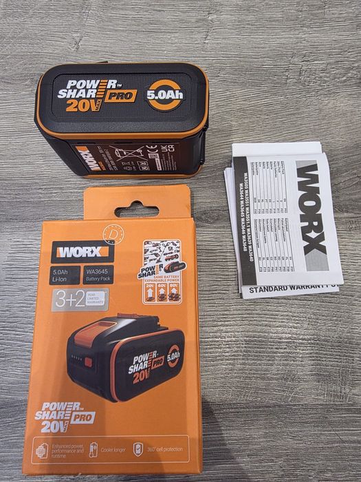 Acumulator Worx Power Share  WA 3645  5 Ah Li-Ion