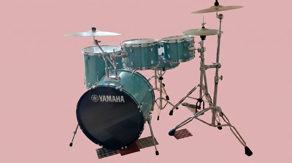 Пълен комплект барабани Yamaha Rydeen (чинели Meinl, Stagg, Zildjian, хардуер Pearl, PDP, Mapex)