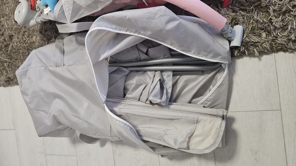 Patut pliant voiaj 2 nivele 125x65 cm