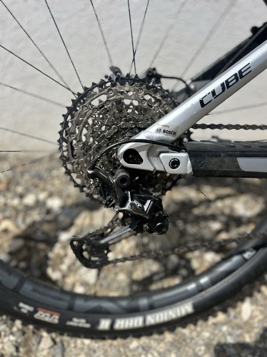Bicicleta electrica Cube Stereo Action Team, full suspension, Ebike, S, 625, carbon