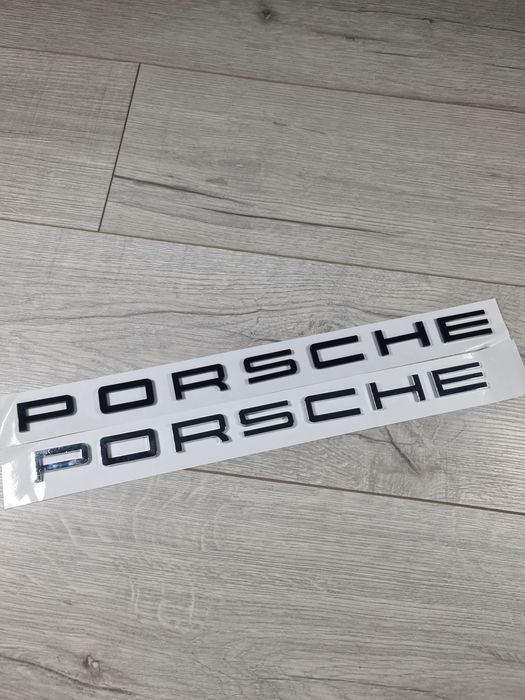 Emblema-Sigla-Logo-Scris-Porsche-Cayenne-Panamera-Negru