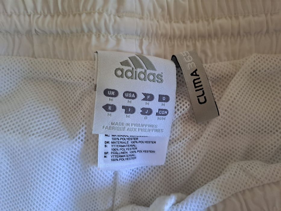 Pantaloni albi barbati vara adidas clima cool originali din Germania