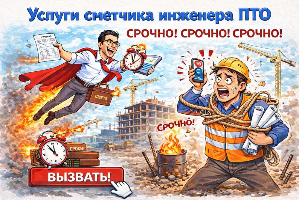 Услуги инженера ПТО. Услуги СМЕТЧИКА