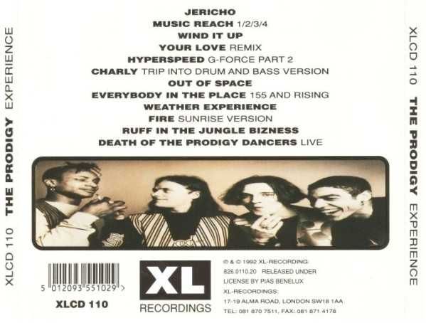 CD The Prodigy - Experience 1992