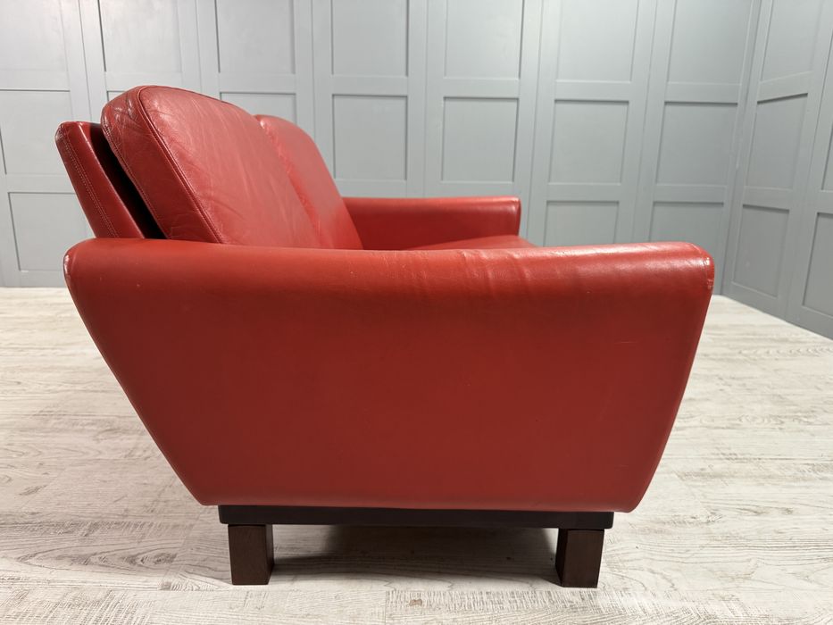 Датски диван 2-ка естествена кожа Д1079