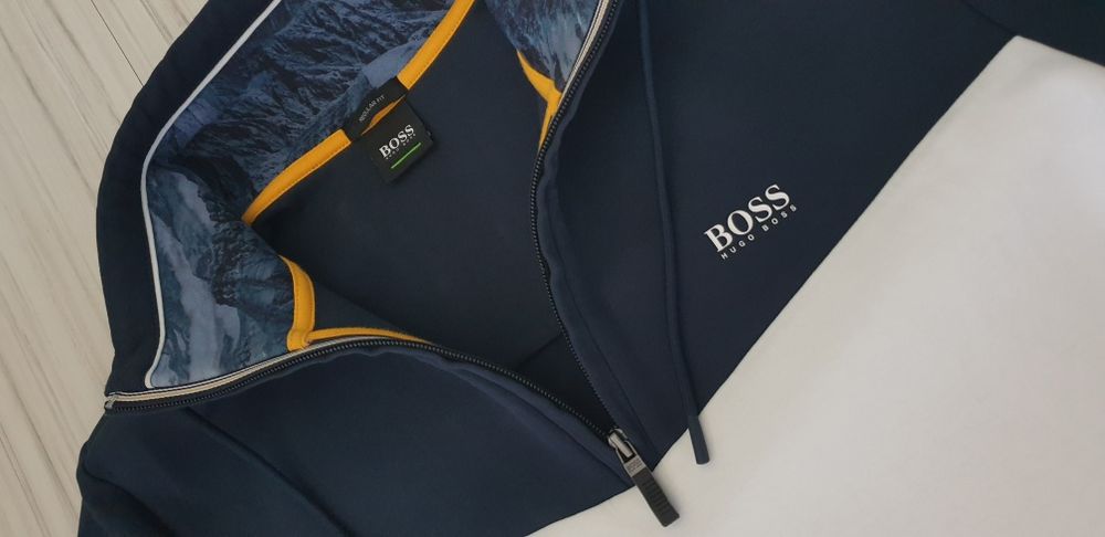 Hugo Boss Sweat 1 Half Zip  M НОВО!  ОРИГИНАЛ! Мъжко горнище с 3/4 Цип