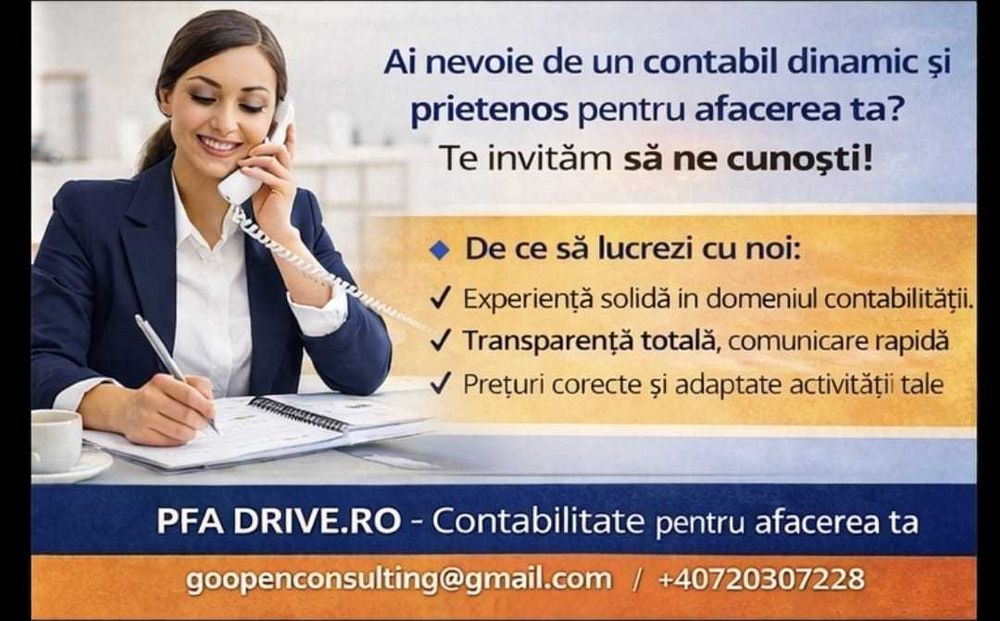 Contabil PFA Uber/ Bolt | Inființare PFA