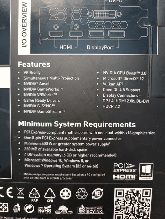 Vând placa video GeForce GTX 1060