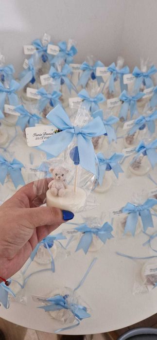 Mărturii botez ursuleț parfumate,  Handmade elegante
