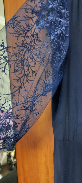 Платье нарядное синее