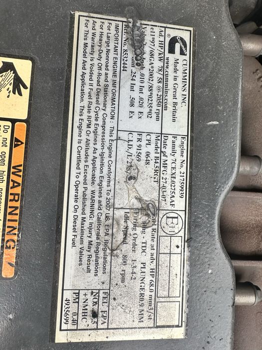 Stivuitor Hyster H5.0 FT 4,5 tone