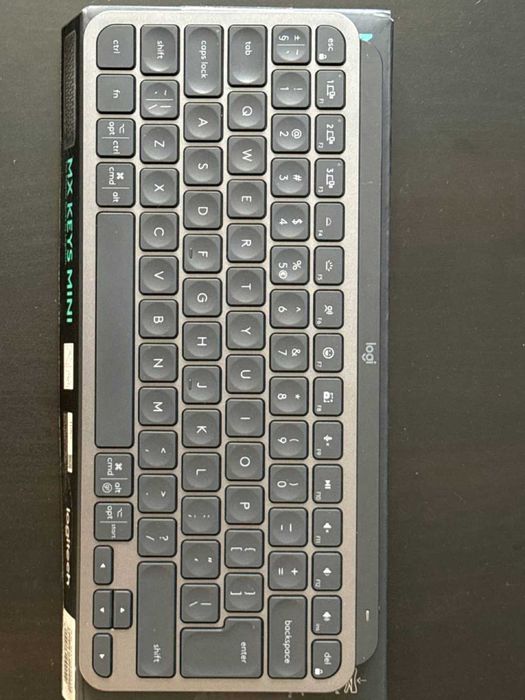 Tastatură Logitech MX Keys Mini Graphite, iluminată, cu cutie