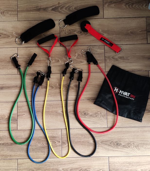 Экспандер Бубновского 5 в 1 Тренировочные Фитнес жгуты