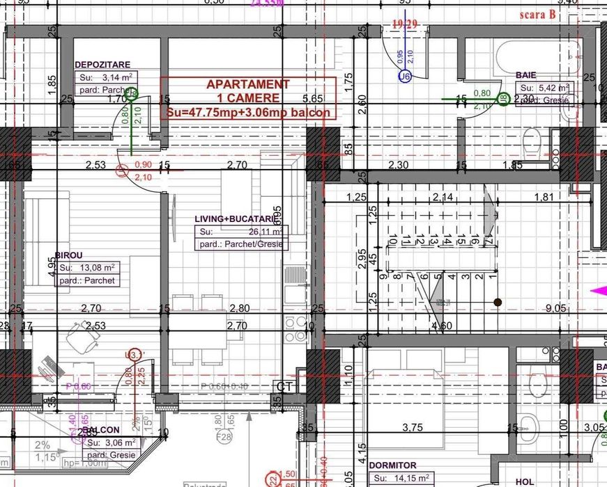 Apartament Nou 2 camere ROYAL TOWN COPOU( finalizat)