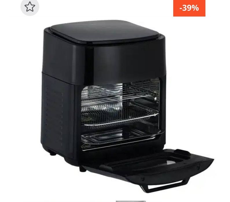 Friteuză cu Aer Cald Digitală 15L, 1400W