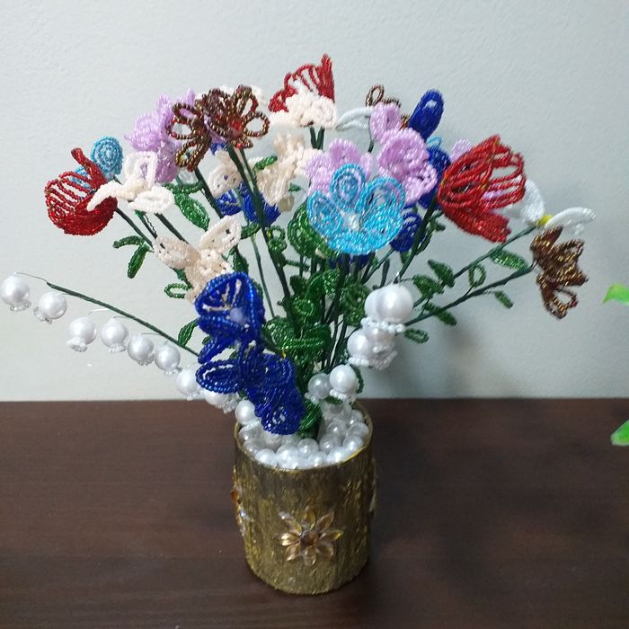 Букет Цветов из бисера