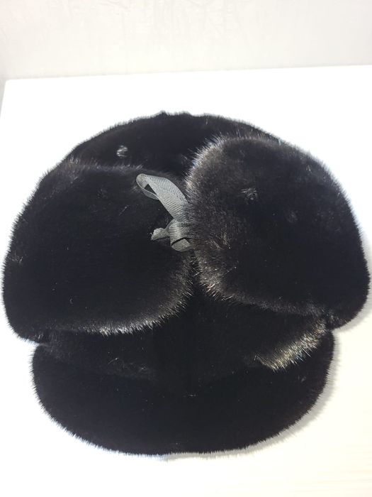 Мужская норковая ушанка, зимнная шапка