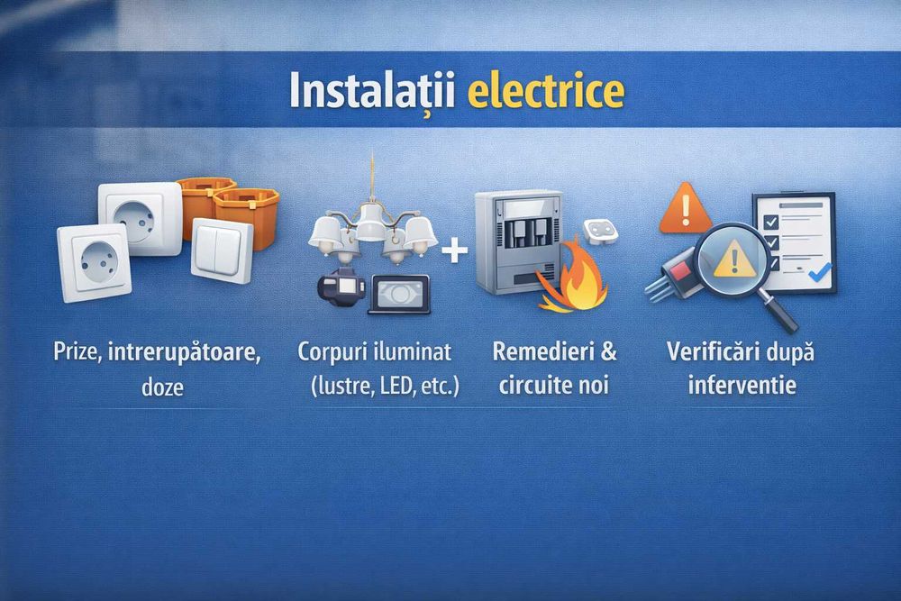 Camere , alarme, video-interfon, automatizari porți, Wi-Fi, electrică