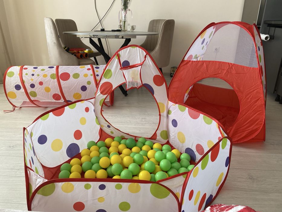 Туннель палатка бассейн. В подарок - шарики!