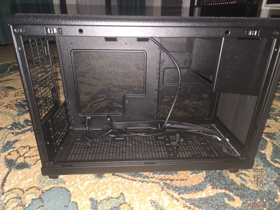 Carcasa Lian Li DAN Cases A3-mATX Wood Mesh Edition Black