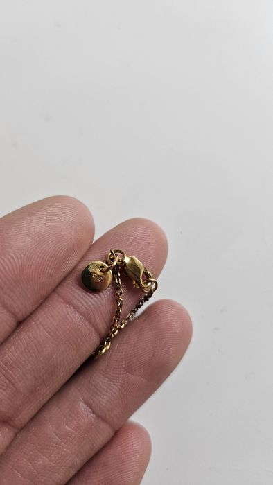 Сребърно (позлатен) колие