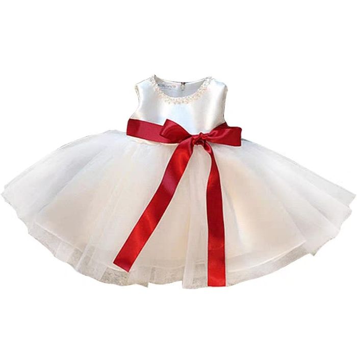 Белое красивое платье на девочку