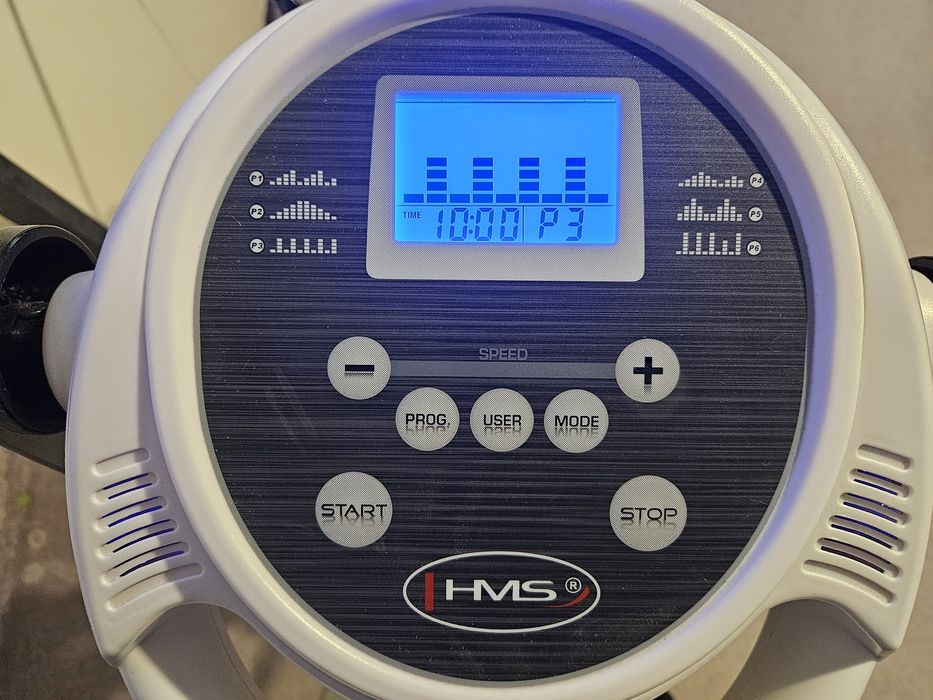 Aparat vibromasaj HMS, 3 curele incluse, greutate utilizator 120 kg