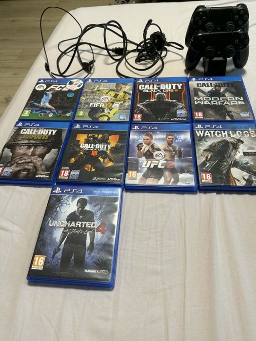 Ps 4 500гб с 2 джойстика