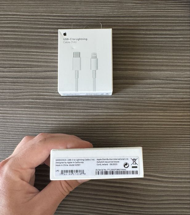 Cablu Apple USB-C to lightning (1m) ORIGINAL
