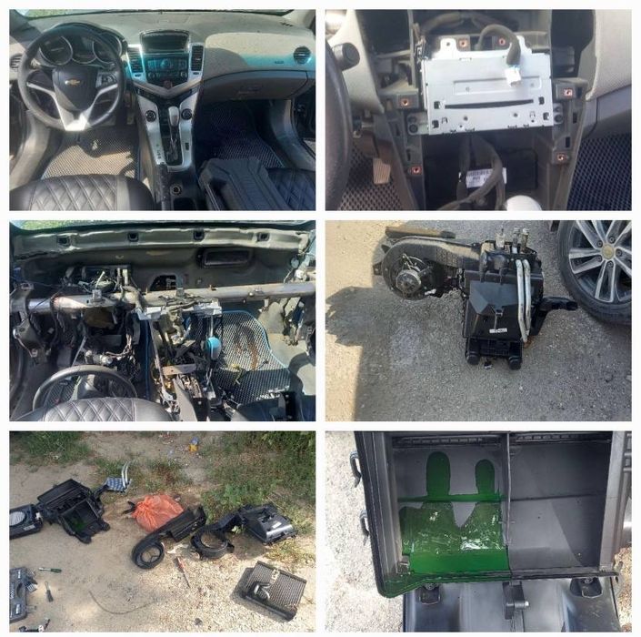 Замена промывка радиатора печки