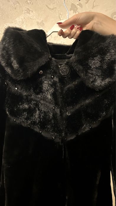 Мутоновая Шуба черный