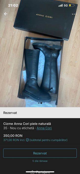 Cizme Anna Cori, marimea 35