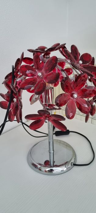 Candelabru si veioza de noptiera pe picior