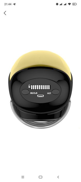 Беспроводной вибрационный массажер для шеи, спины, головы - портативно