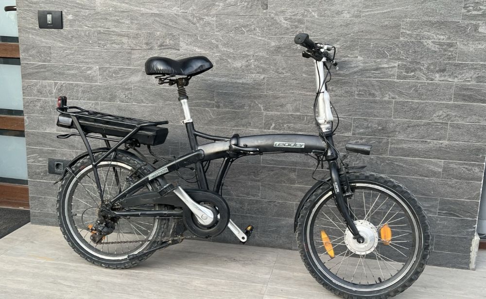 Bicicletă electrică pliabilă Leader E-Powered Bike Line – ideală pentru livrări (Glovo/Bolt)