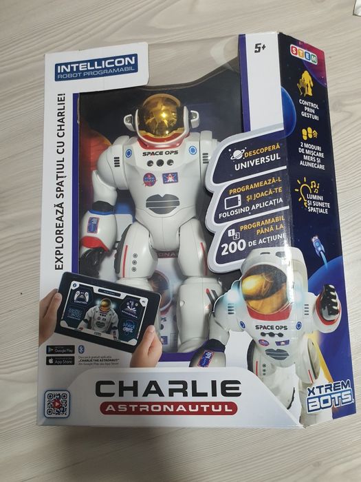 Charlie Astronautul Robot Interactiv XtremBots