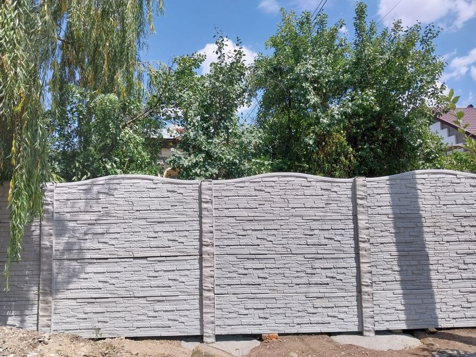 Gard de beton vibropresat profesional