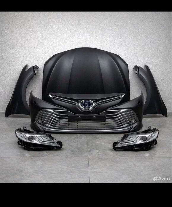 Ноускат (бампер, капот,фары Toyota Camry 70 2018+