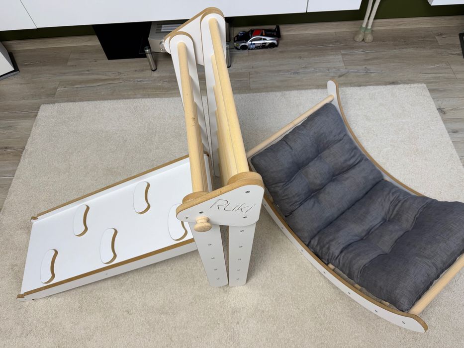 Set montessori, Triunghi RUKI, semicerc si rampa/ tobogan
