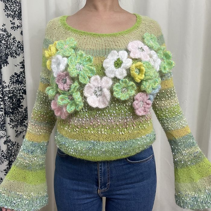 Ръчно изработена Дамска дреха от мохер