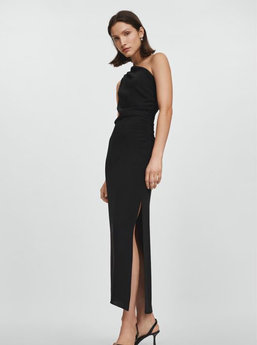 Rochie cu deschidere laterala, adimetrica, M, Mango, cu eticheta