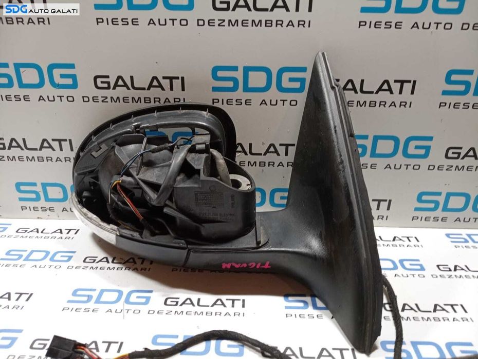 Oglinda Dreapta Electrica FARA Pliere Electrica Volkswagen Tiguan 5N 2008 - 2018 Cod 5N2857502L 212831298 212831296 [M4501]