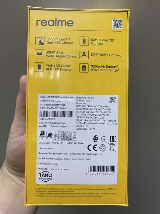 Продам Новый Realmi 15 pro 5G