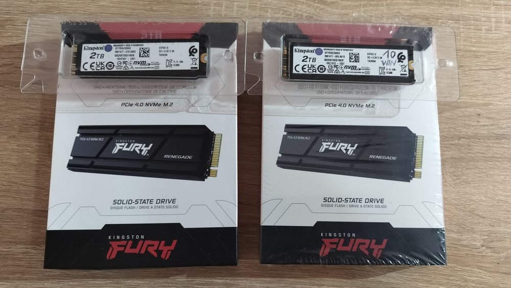 SSD 2x2TB KINGSTON Fury Renegade, 4TB