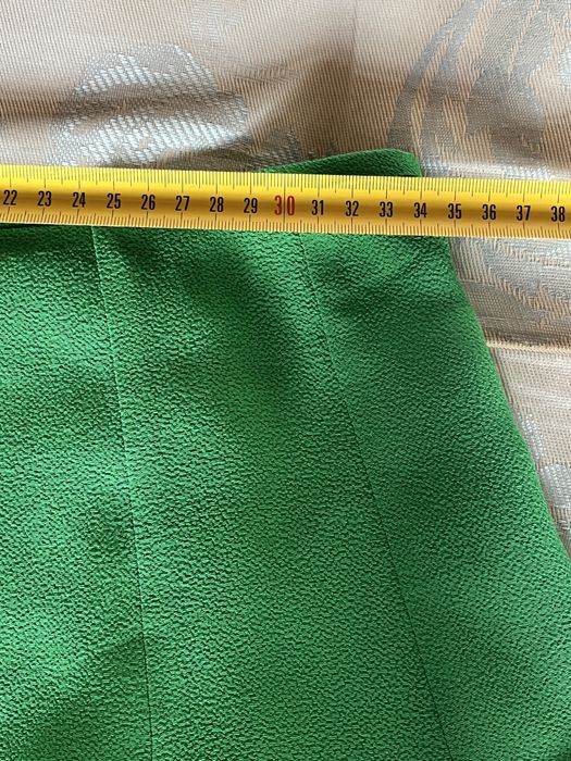 Sandro Paris, fustă mini, verde, 100% viscoză