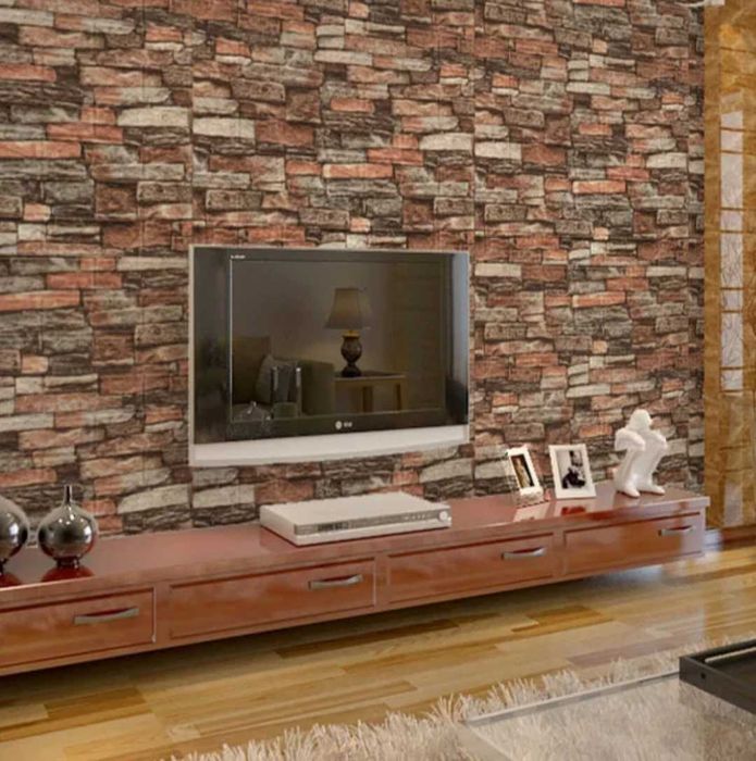 Обои. Самоклеющиеся 3d обои кирпич энг арзон нарх